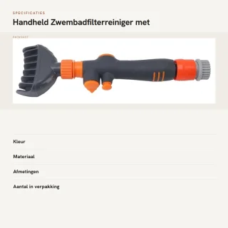 Dailygoods zwembadfilterreiniger