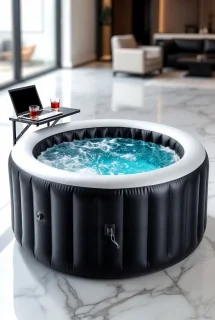 DuoSpa Ellipse - 2-persoons opblaasbare whirlpool 190 x 120 x 63,5 cm