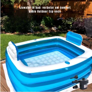 Wat vinden we goed aan de DYNA® Opblaasbare Jacuzzi 160 x 120 x 60 cm Blauw