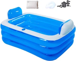 DYNA® Opblaasbare Jacuzzi 160 x 120 x 60 cm Blauw review