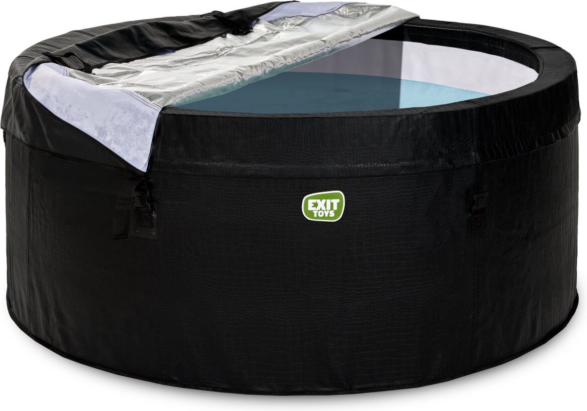 EXIT Leather Premium spa 2 personen zwart