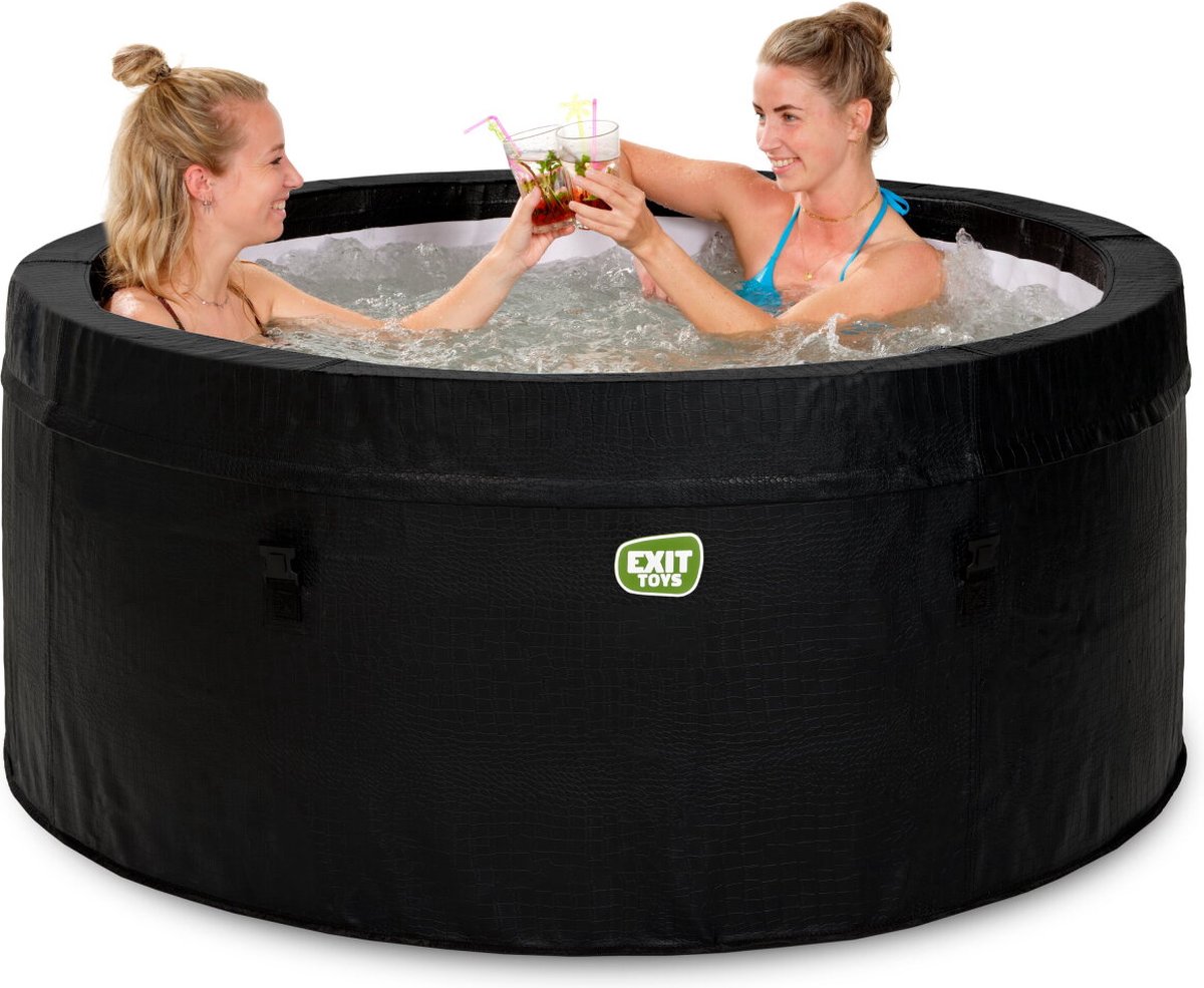 EXIT Leather Premium spa 2 personen zwart