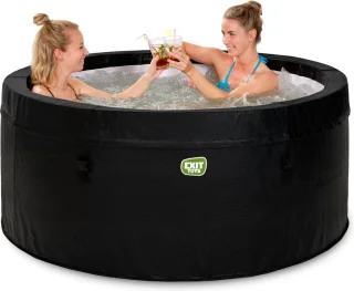 EXIT Leather Premium spa 2 personen zwart