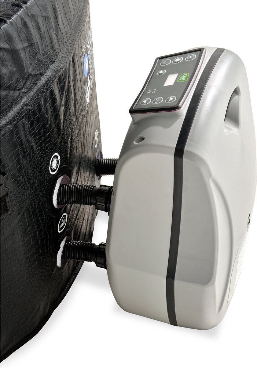 EXIT Leather Premium spa 2 personen zwart