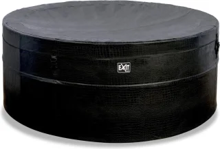 EXIT Leather Premium spa 4 personen zwart