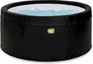 EXIT Leather Premium spa 4 personen zwart