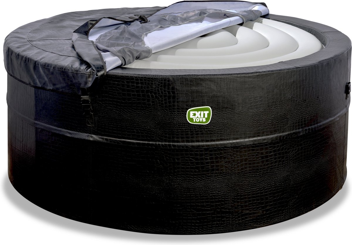 Wat vinden we goed aan de EXIT Leather Premium spa 4 personen zwart