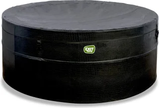 EXIT Leather Premium spa 4 personen zwart