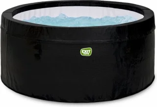 EXIT Leather Premium spa 4 personen zwart
