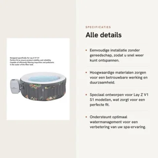 Filterpatroonhouder duurzaam PVC