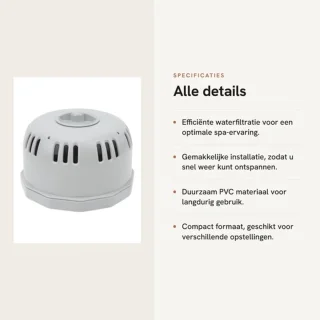 Filterpatroonhouder PVC voor Lay Z V1 S1