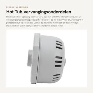 Filterpatroonhouder PVC voor Lay Z V1 S1