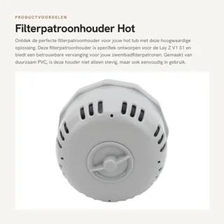Filterpatroonhouder voor Lay Z V1 S1, PVC