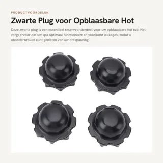 Filterplug Premium zwarte hot tub