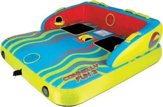 Funtube voor 2 personen opblaasbaar 165x165 cm