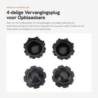 Gatplug premium vervanging voor opblaasbare hot tub