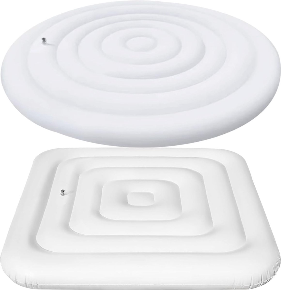 Getijden Opblaasbare Hot Tub Cover Vierkant