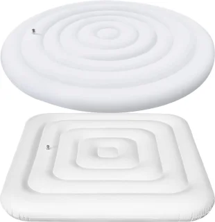 Getijden Opblaasbare Hot Tub Cover Vierkant