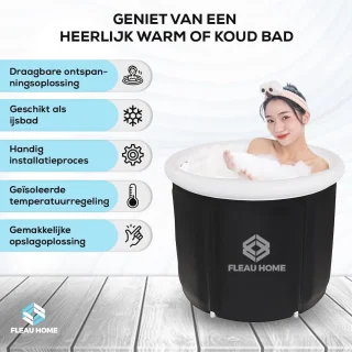 Groot Opblaasbaar IJsbad met Deksel en Pomp