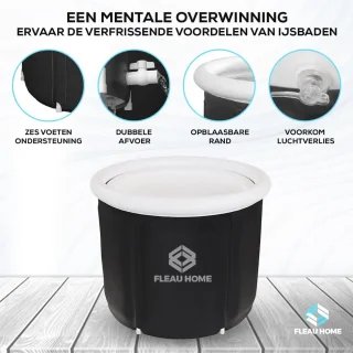 Groot Opblaasbaar IJsbad met Deksel en Pomp