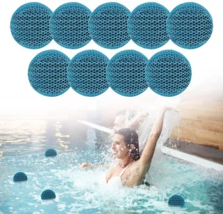 Herbruikbare scum absorber voor hot tub