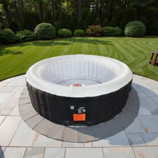 HomeByNicole Opblaasbare Jacuzzi 4 Persoons Ronde Spa