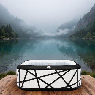 De Hometotry AquaComfort Opblaasbare Whirlpool Spa in één oogopslag