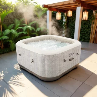 Hometotry Chevron Deluxe – Opblaasbare Spa