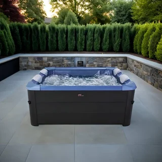 Hometotry Deluxe Opblaasbare Jacuzzi 6-8 Persoons