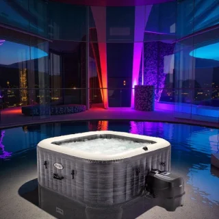 Hometotry Luxe Opblaasbare Whirlpool Spa 6-persoons