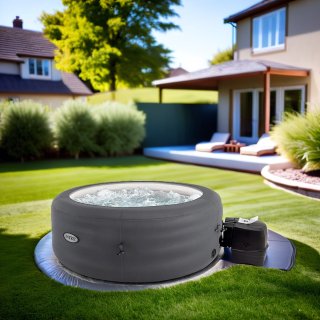 Wat vinden we goed aan de Hometotry Opblaasbaar Bubbelbad Spa 4-persoons Ø196x66 cm