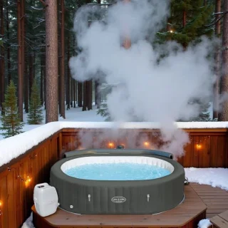 Hometotry Opblaasbare Jacuzzi 4-persoons