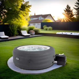 Hometotry Opblaasbare Jacuzzi 4-persoons Ø196 cm