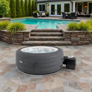 Hometotry Opblaasbare Jacuzzi 4-Persoons (Rond)
