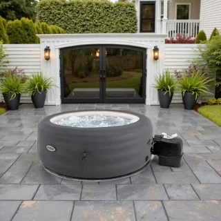 Hometotry Opblaasbare Jacuzzi 4-Persoons (Rond)