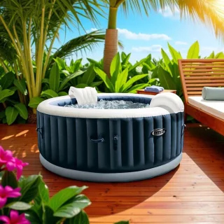 Hometotry Opblaasbare Jacuzzi 4 Persoons