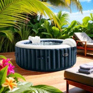 Hometotry Opblaasbare Jacuzzi 4 Persoons