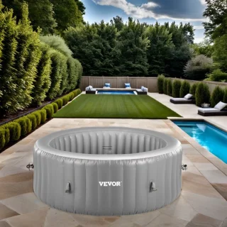 Hometotry Opblaasbare Jacuzzi 6 Persoons Ø208 cm