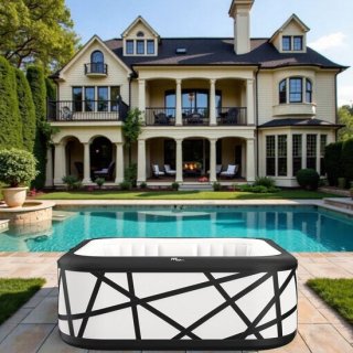 Hometotry 6-persoons Opblaasbare Jacuzzi: complete thuisspa met slimme functies