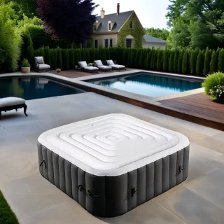 Hometotry Opblaasbare Jacuzzi Afdekking 162 cm