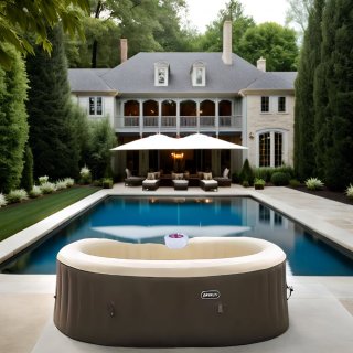 De Hometotry Opblaasbare Jacuzzi Spa 2-persoons in één oogopslag