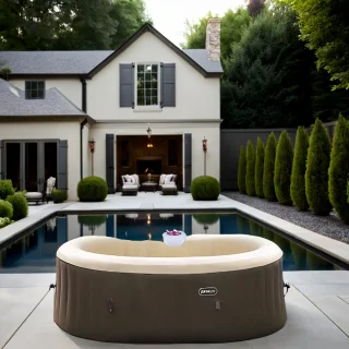 Hometotry Opblaasbare Jacuzzi Spa 2-persoons