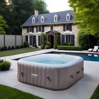 Hometotry Opblaasbare Jacuzzi Spa 6-Persoons