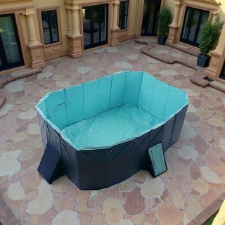 Wat vinden we goed aan de Hometotry Opvouwbaar Familiezwembad 160 cm