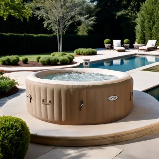 De Hometotry PureSpa Opblaasbare Jacuzzi 4 Personen in één oogopslag