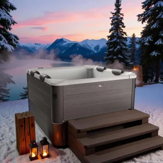 Hometotry Tribeca Luxe 6-persoons Opblaasbare Jacuzzi