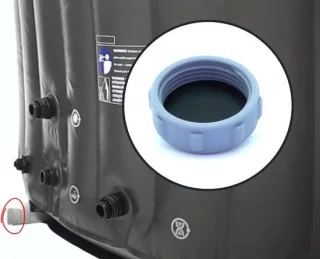 Hot tub drainage cap compatibel met Wave Spa