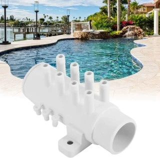 Hot tub manifold 8 poorts - water afscheider - ShopVlot