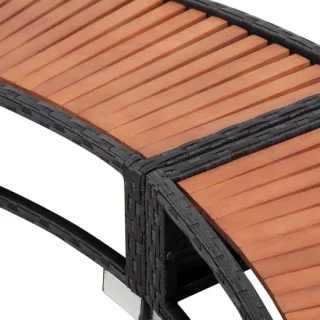 Hot Tub Polyrotan Omranding Rond