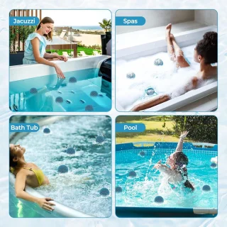 Hot tub scum absorber 9 pack honeycomb oil absorbent scum sponge, wasbaar foam floating filter